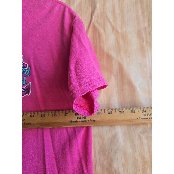 NEW! Blessed Girl JESUS ANCHOR HEBREWS 6;19 MEDIUM SLEEVE Pink Cotton - Picture 4 of 7